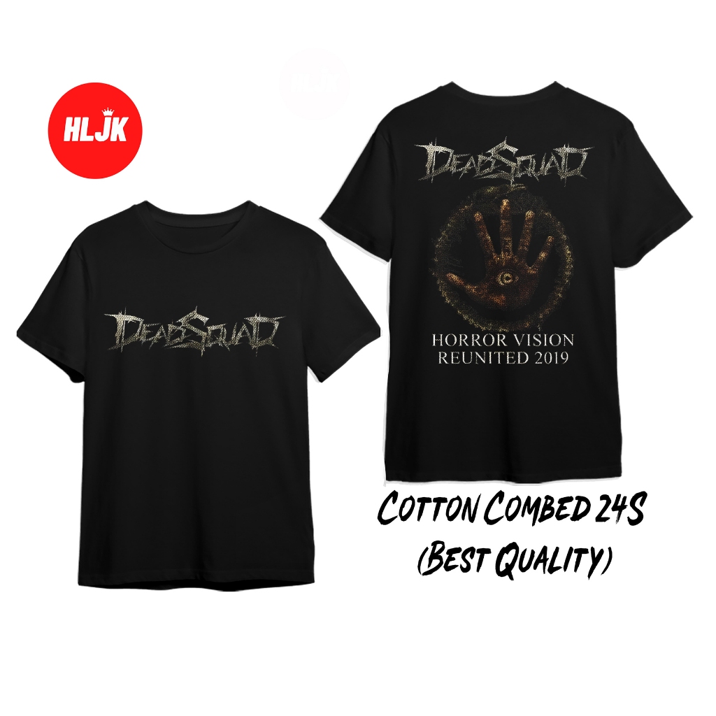 Kaos Band Deadsquad - Horror Vision Reunited 2019 old / Tshirt Rock Metal