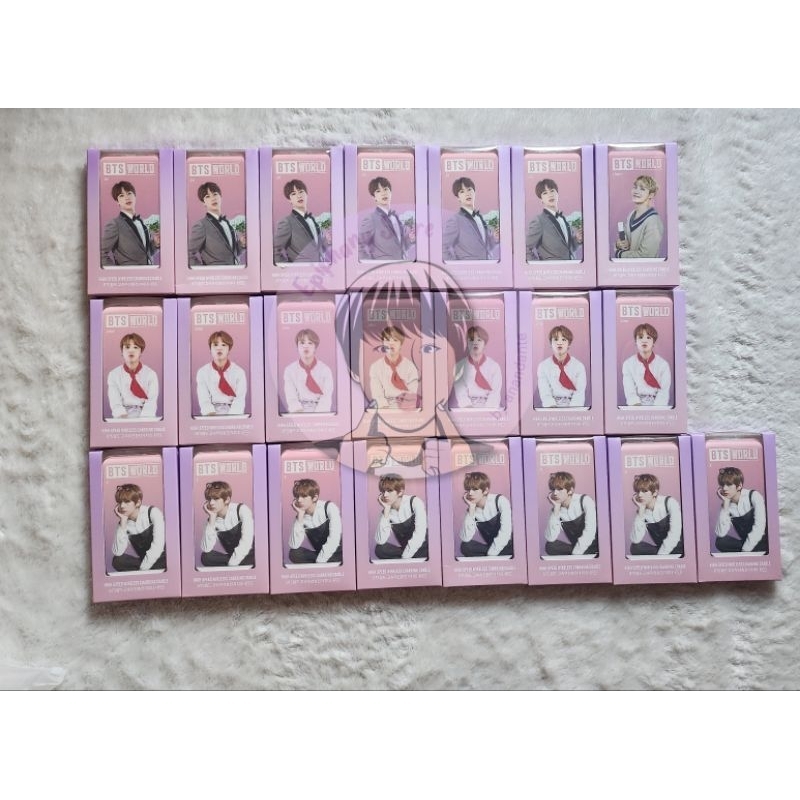 Ready Stock Wireless Charger BTS World Jin Jimin V Taehyung