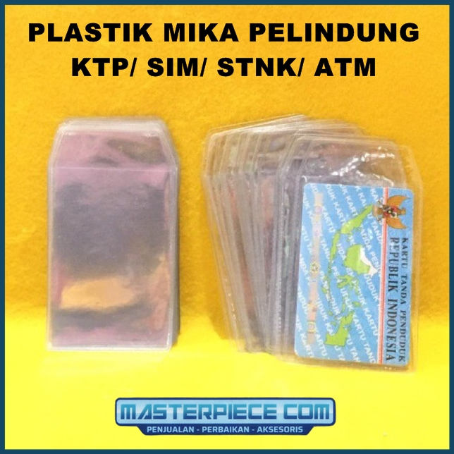 

Plastik Mika Pelindung KTP SIM ATM Tebal Dengan Tutup