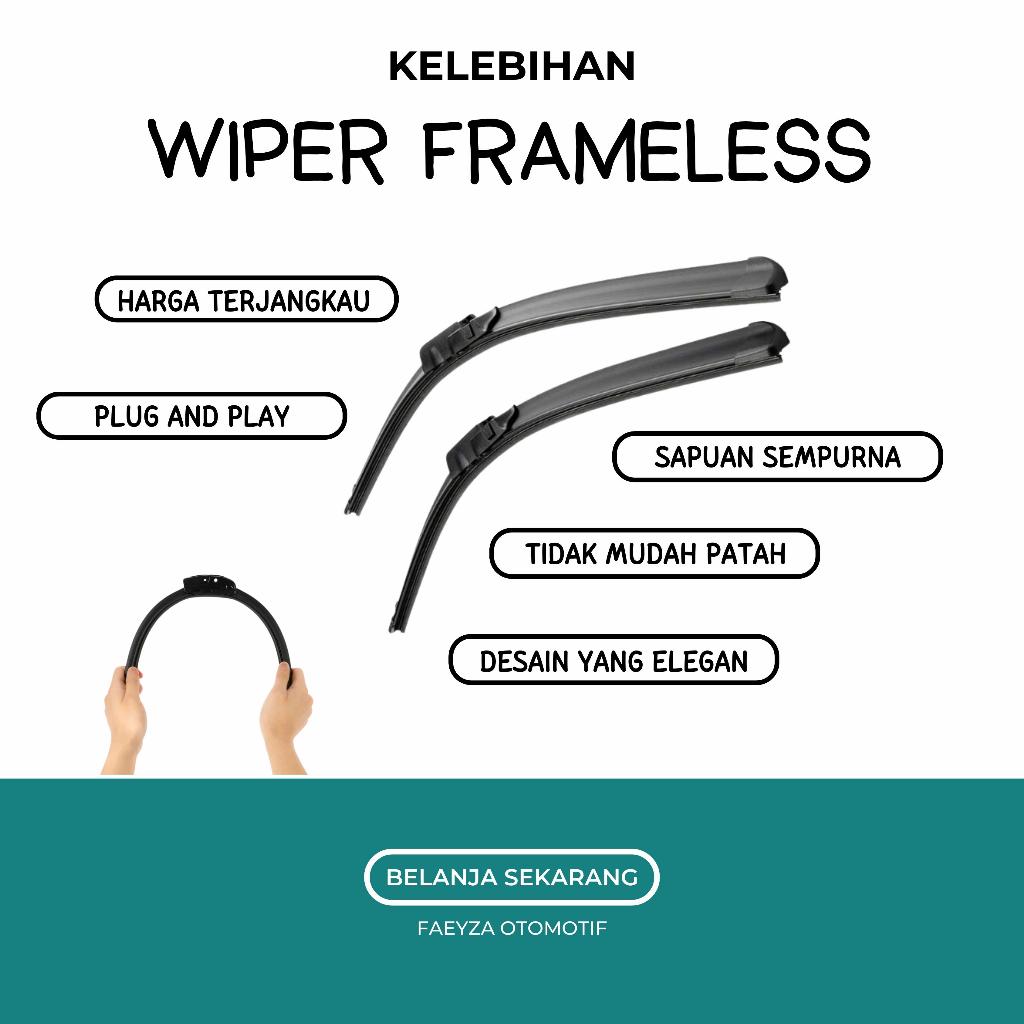Unik Wiper Frameless Calya Sigra 1 Set Wiper Kaca Mobil Frameless Murah Calya Sigra Wiper Mobil