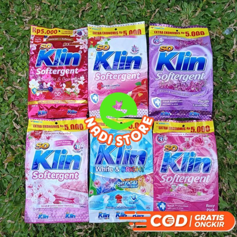 Sabun Soklin bubuk 5.000 so klin detergen