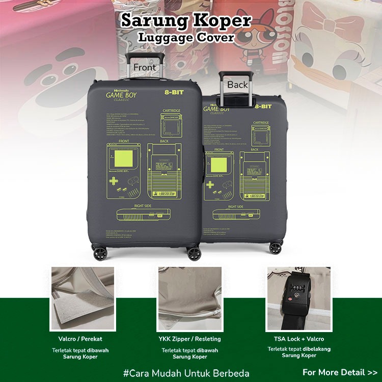 Gameboy 8Bit | Cover Pelindung Koper / Sarung Koper