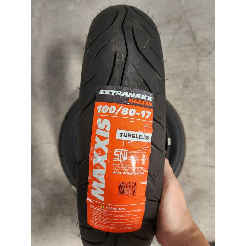 Ban motor MAXXIS Extramaxx 100/80 Ring 17 100/80-17 Tubeless