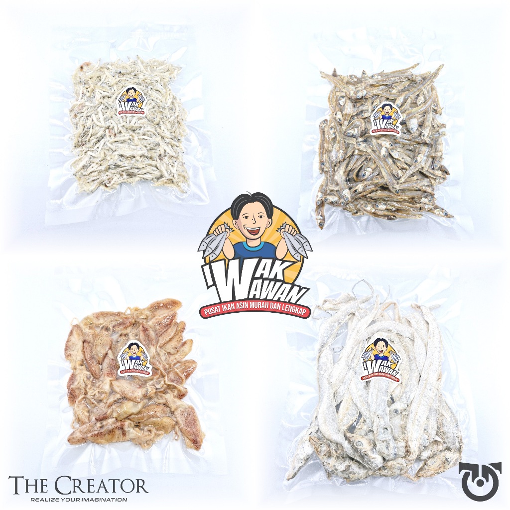 

Ikan Asin Murah Serba 1kg Cap iWak Wawan