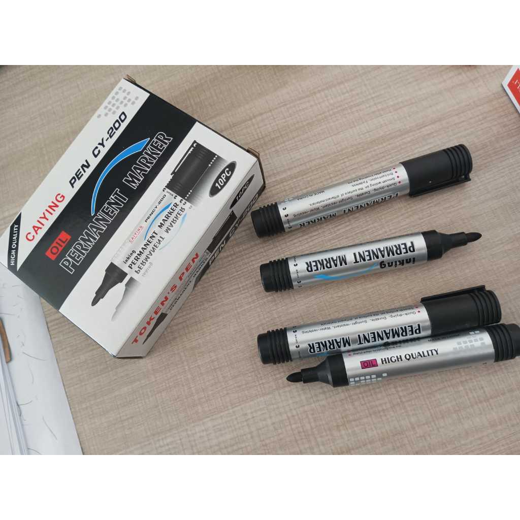 

Permanent Marker Spidol Permanen Round Tip