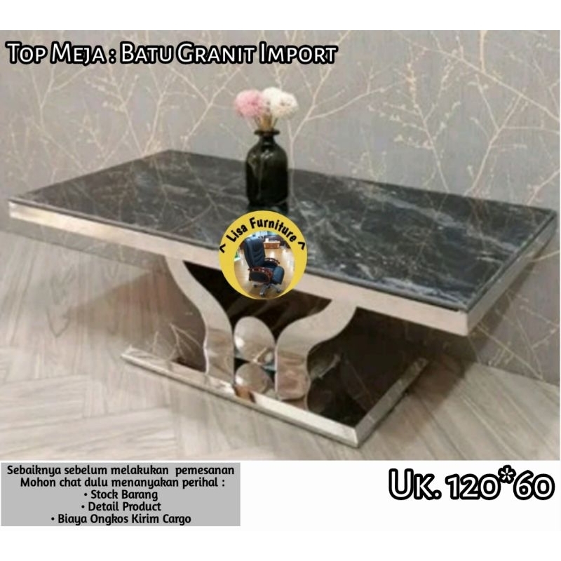 Meja Tamu Granit|Meja Tamu Granit Bulat|Meja Tamu Aesthetic|Meja Tamu Marmer|Meja Tamu|Meja Tamu Kay