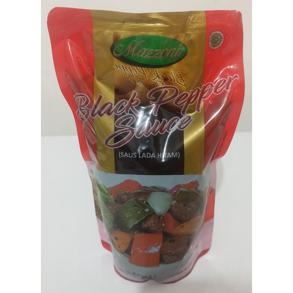 

Saus Black Pepper /Lada hitam Mazzoni 1kg