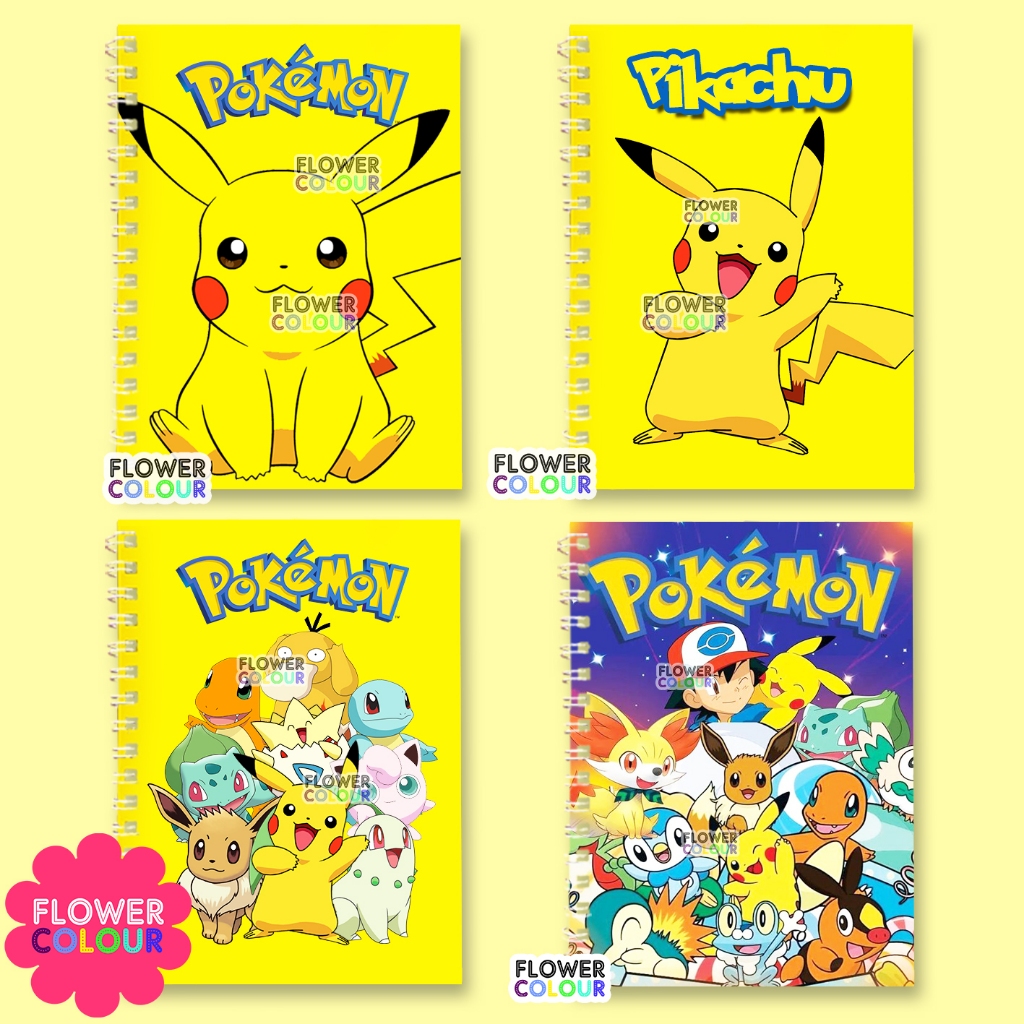 

Notebook Ring | Buku Catatan Karakter Pikachu | Notes Pikachu | Notes Pikachu