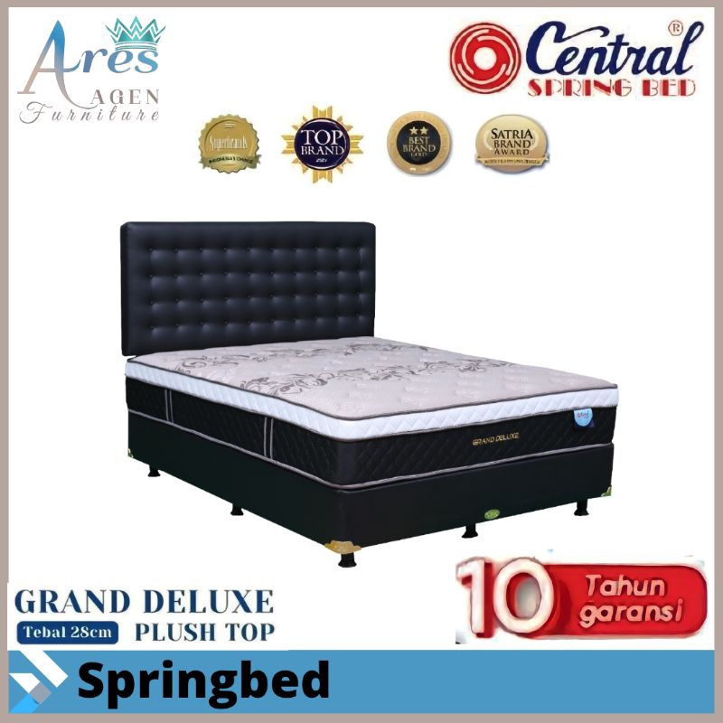 Springbed  Central GRAND DELUXE PLUSHTOP kasur springbed central Tinggi 30cmTermurah Tegal