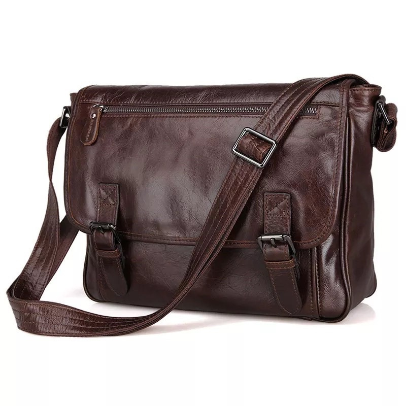 BARU Tas Selempang Laptop 15 Inch Tas Pria Kulit Asli Tas Laptop Premium Leather Garut Produk Asli G