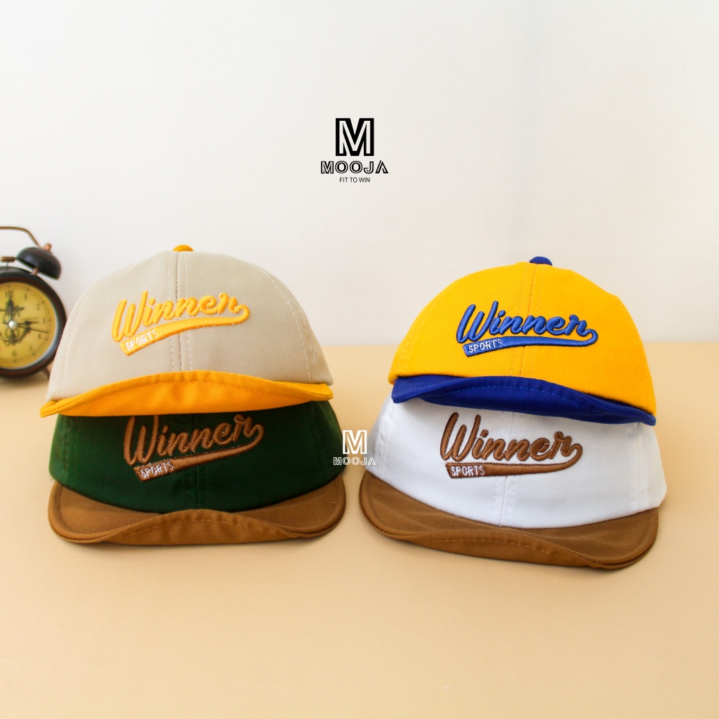 MOOJA - TOPI FASHION ANAK BATITA 2 BULAN – 2 TAHUN UNISEX LAKI LAKI PEREMPUAN TOPI PET WINNER COWOK 