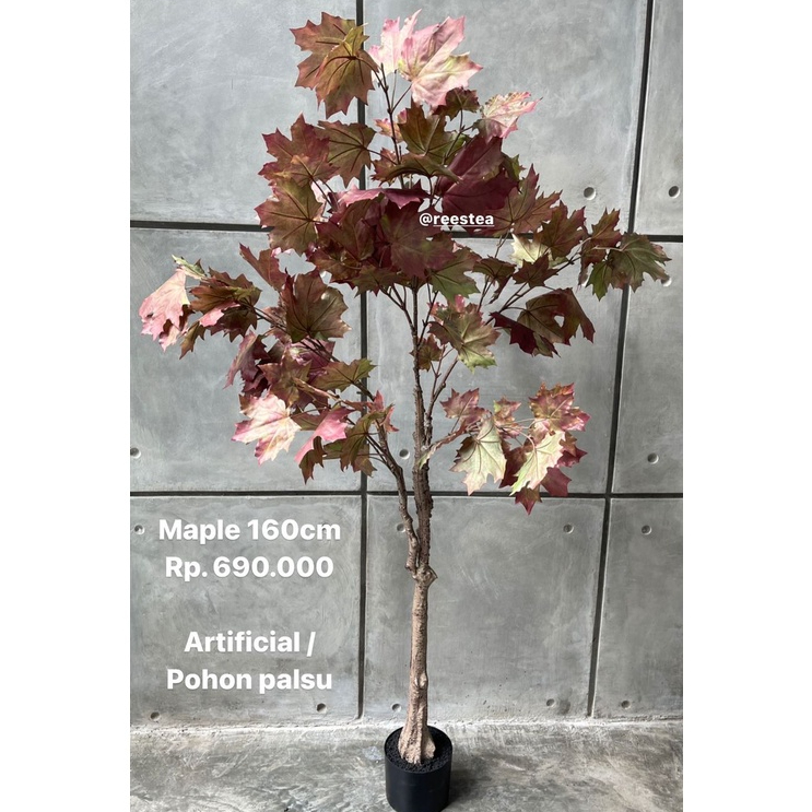 Pohon Maple Tinggi 150cm / Maple tree /Pohon Hias Palsu/ Artificial plant