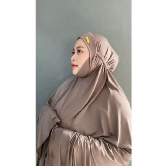 mukena dagu bahan jersey
