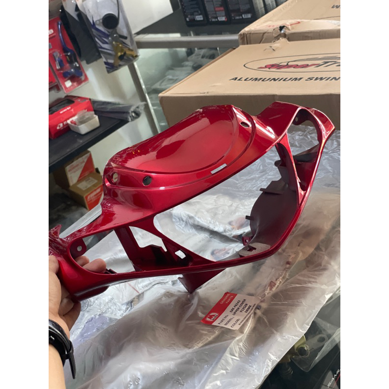 Batok depan 125z - batok 125z - batok 125zr - kepala 125z warna merah maroon