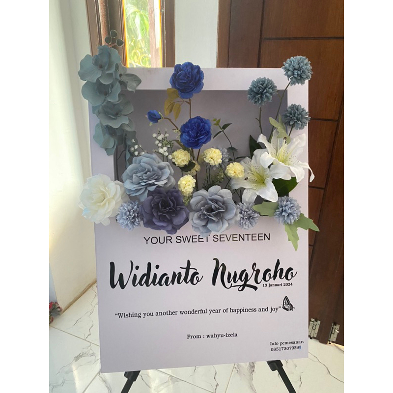 

FLOWERS BOX SIGN | 70 x 50 | ONLY BOX |