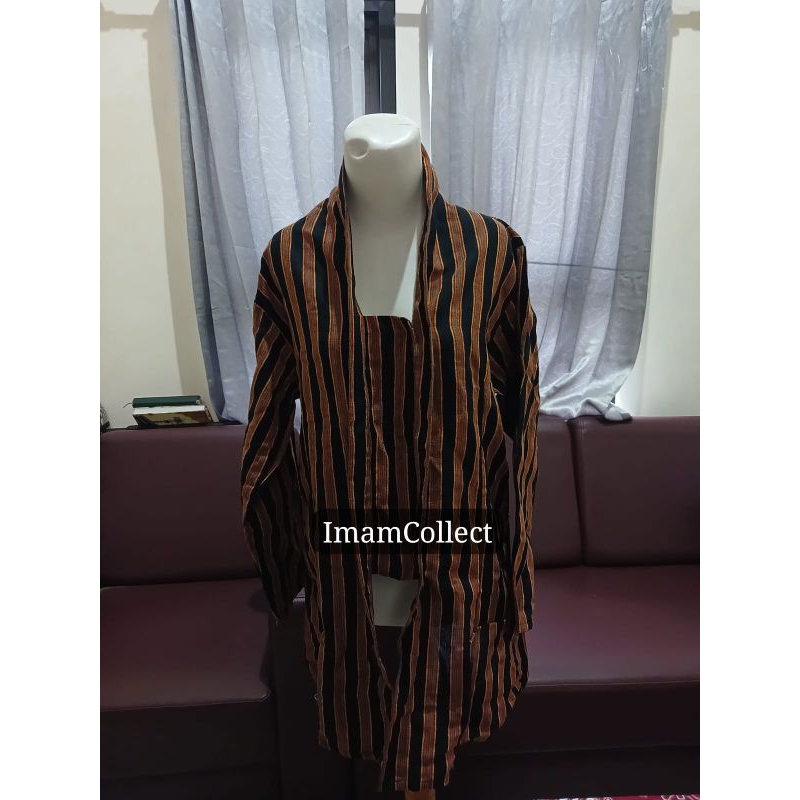 Baju Kebaya Wanita Lurik Dewasa size Jumbo XXL