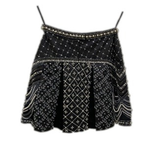Rok mini Motif Mute / Black Skirt Mutiara OR Mute