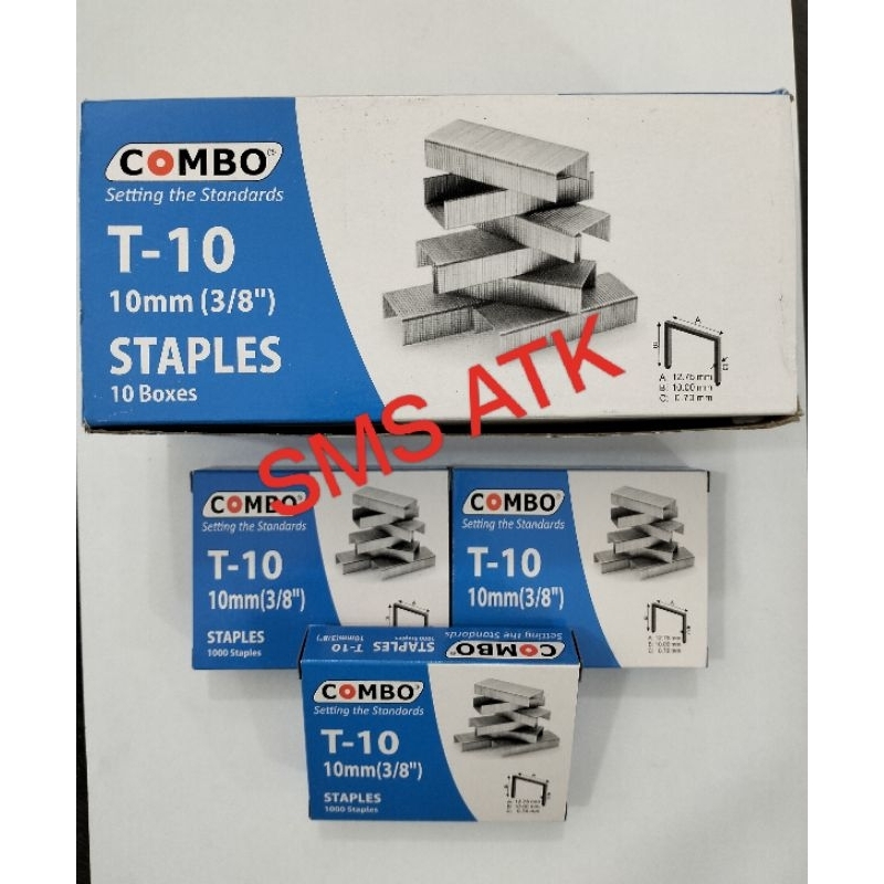 

Isi Staples Tembak Combo / Staples GunTacker T-8 dan T-10