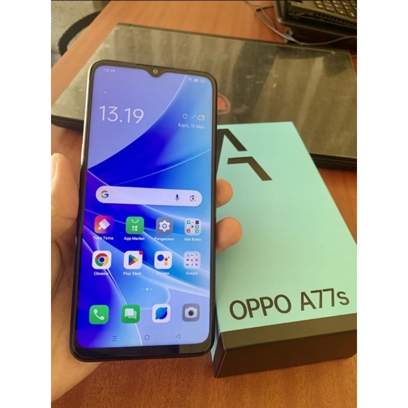 Oppo A77s ram 8gb Rom 128gb