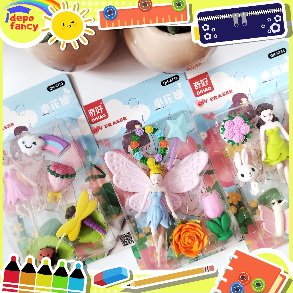 

Penghapus Fancy QH-8751 Flower Fairy / Stip / Eraser