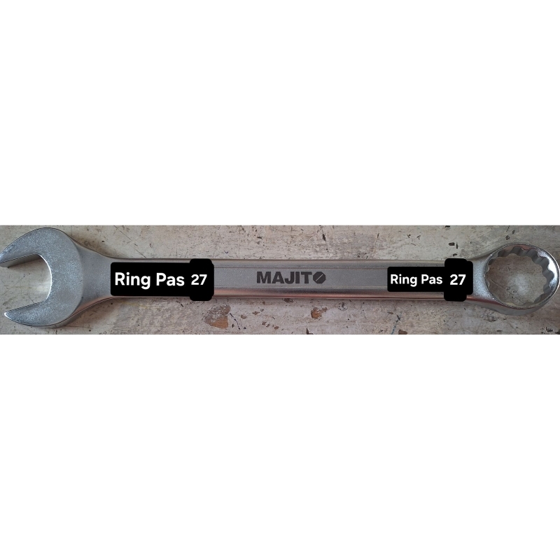 Kunci Ring Pas 27 Majito Chrome Vanadium Diatas Venus Diamond Tekiro