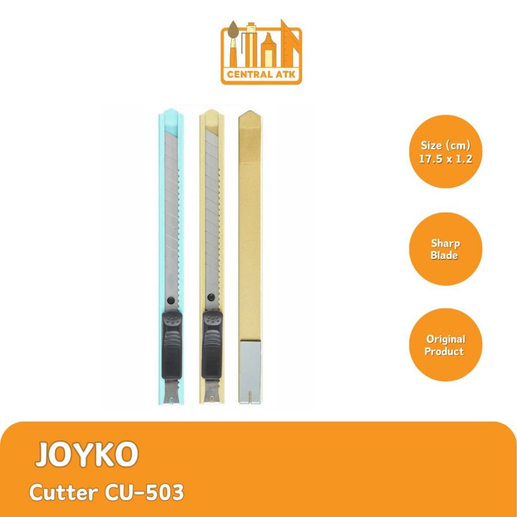 

PISAU CUTTER KECIL CU-503 JOYKO (1 PCS)