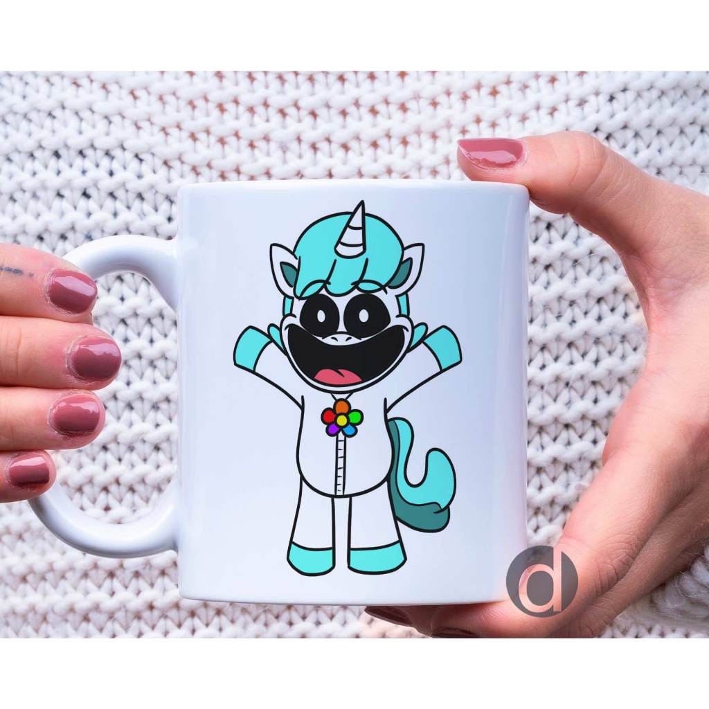 Mug Gambar Kartun Craftycorn Poppy Playtime