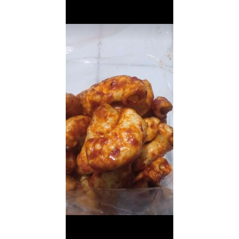 

Kerupuk Makaroni Bumbu Rujak