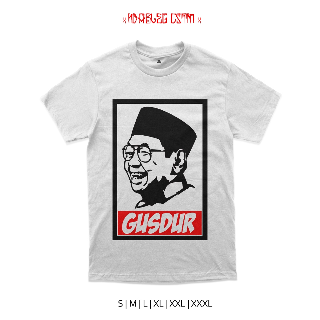 kaos gusdur tshirt tokoh gusdur