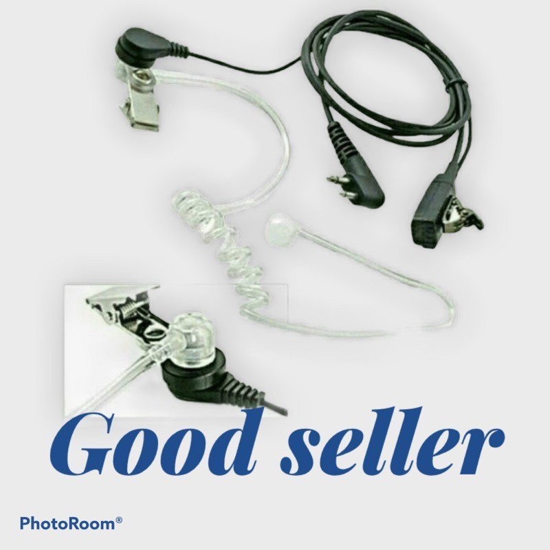 PROMO Headset HT WLN FBI Tube Spiral paspampres WLAN Earphone earphone HT FBI style cocok untuk HT B