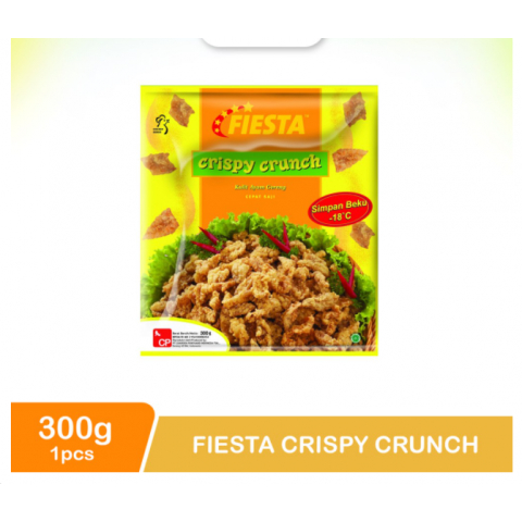 

Fiesta Crispy Crunch Kulit Ayam Goreng 300gr | Kulit Ayam Crispy Fiesta 300gr