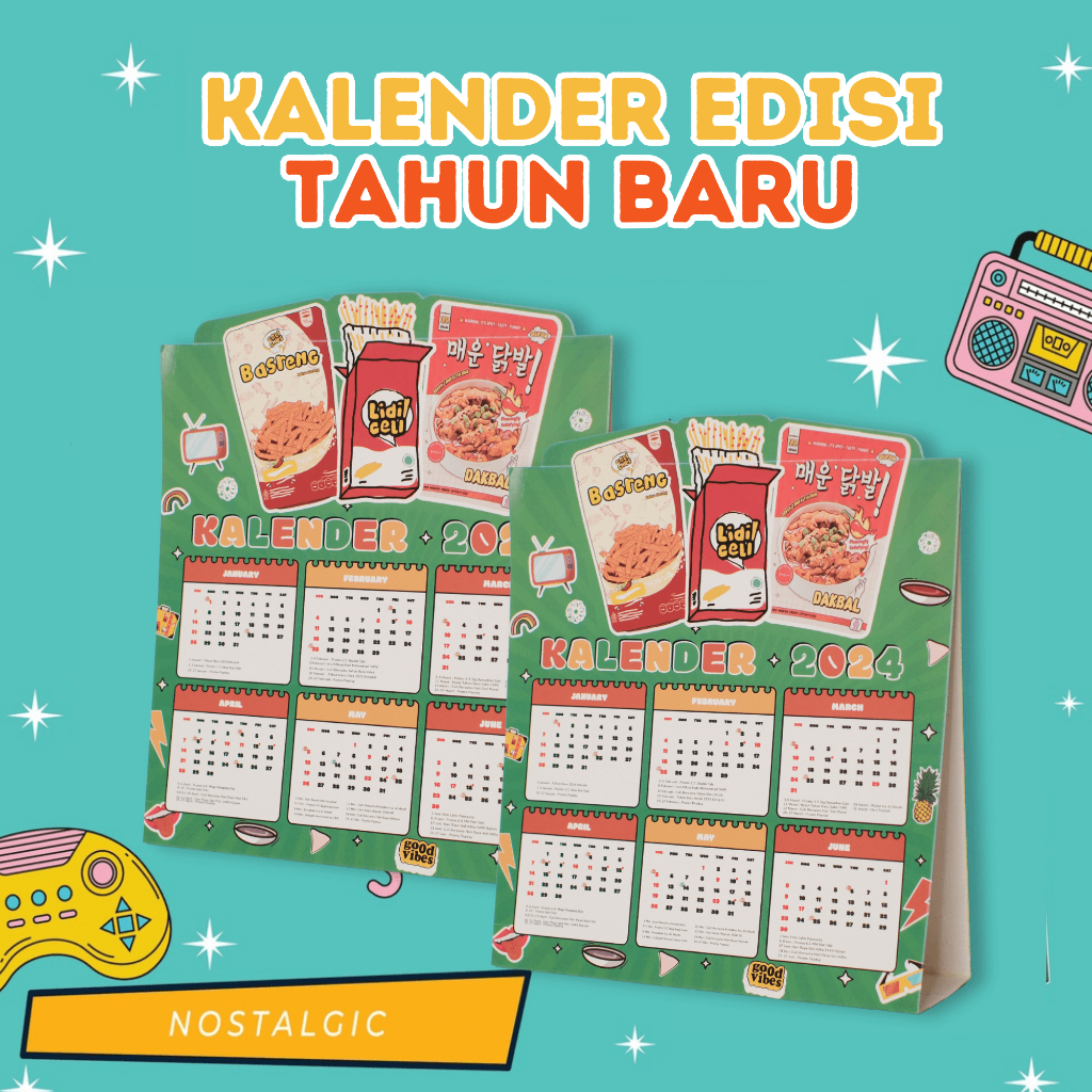 

Lidi Geli - Kalender 2024 Edisi Spesial Tahun Baru