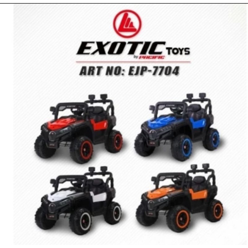 Mobil Aki EXOTIC JEEP EJP 7704 Mainan Anak Mobilan