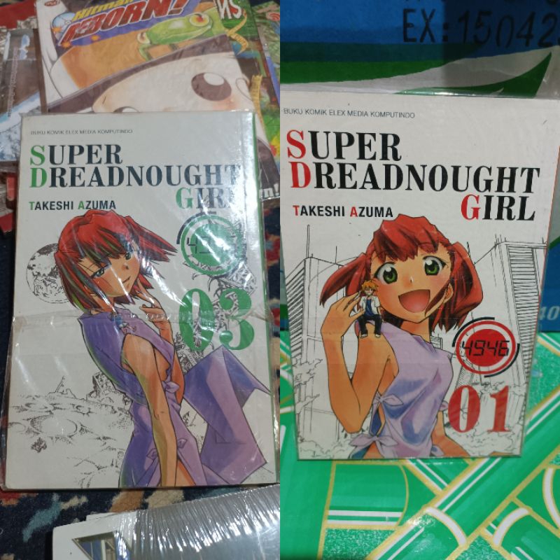 Komik super dreadnought girl 1,3 cabutan / komik super dreadnought girl vol 1,3