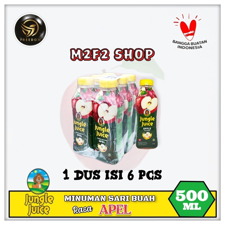 

Diamond Jungle Juice Apple | Jus Apel Botol Pet - 500 ml (Kemasan 1 Pack)