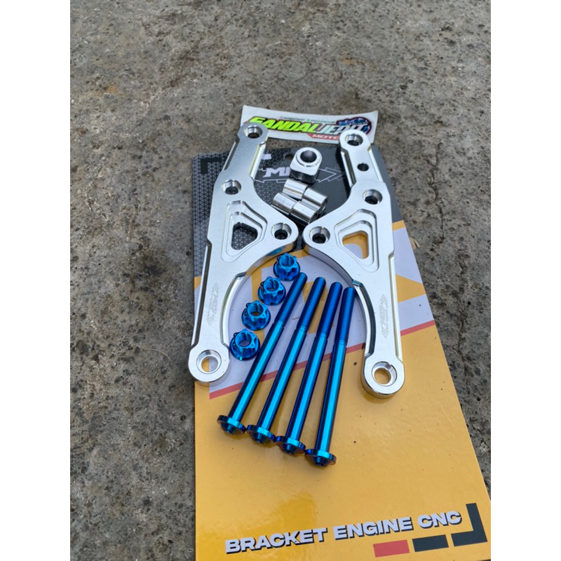 BAUT TITANIUM SET PANGKON MESIN CNC HEREX TIGER PANGKON MESIN DEPAN TIGER CNC SET BAUT TITANIUM PANG