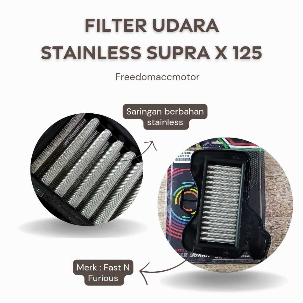 FILTER SARINGAN UDARA VARIASI MOTOR Supra X 125 Karisma Supra Fit New Revo 110 Kirana PEMAKAIAN SEUM