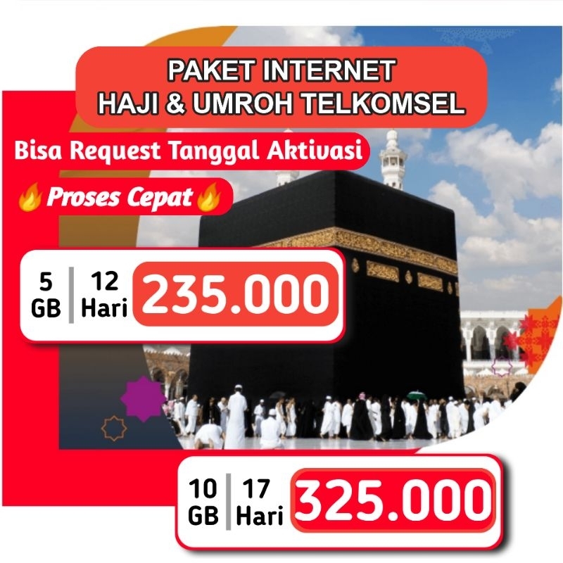 Paket Kutoa Data Internet Roamax Haji Umroh Telkomsel