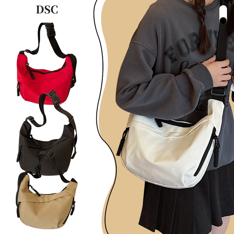 COD Tas Selempang Kain Wanita Tas Casual Bag Tas Selempang Kanvas Siswa Baru Tas Selempang Wanita Ka