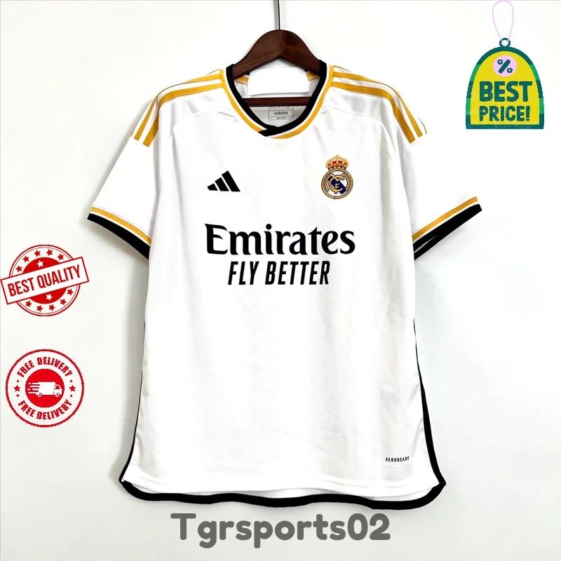 Jersey Real Madrid home terbaru 2023/2024 Grade ORI