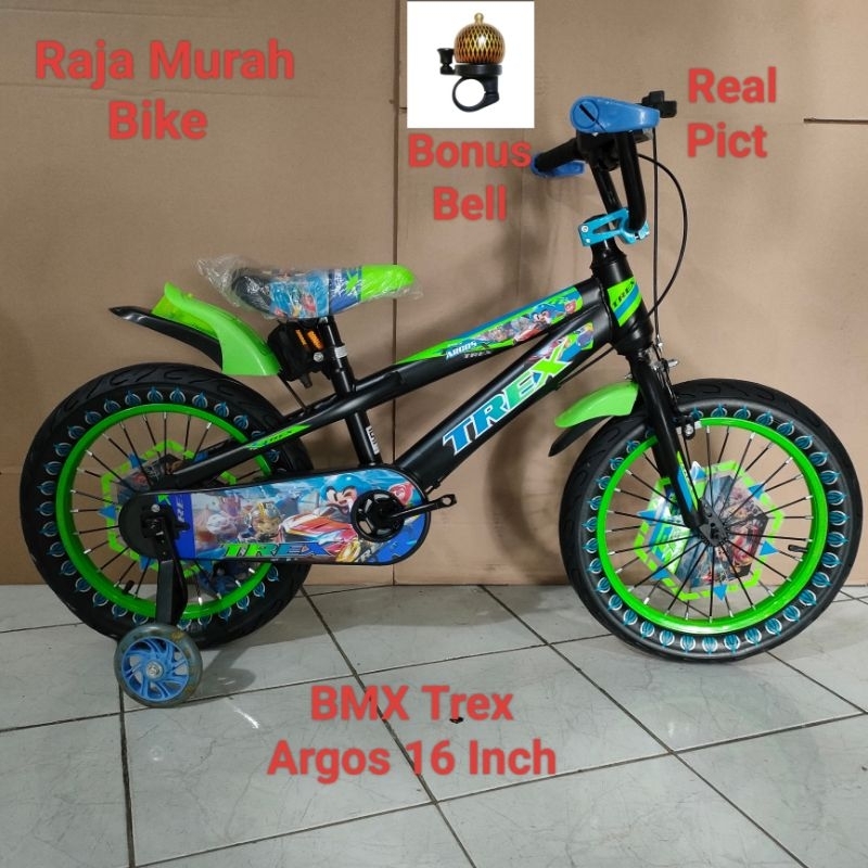 Sepeda Anak Bmx Trex Argos 16 Inch Ban Besar Musik Lampu BMX 16 Inch Trex