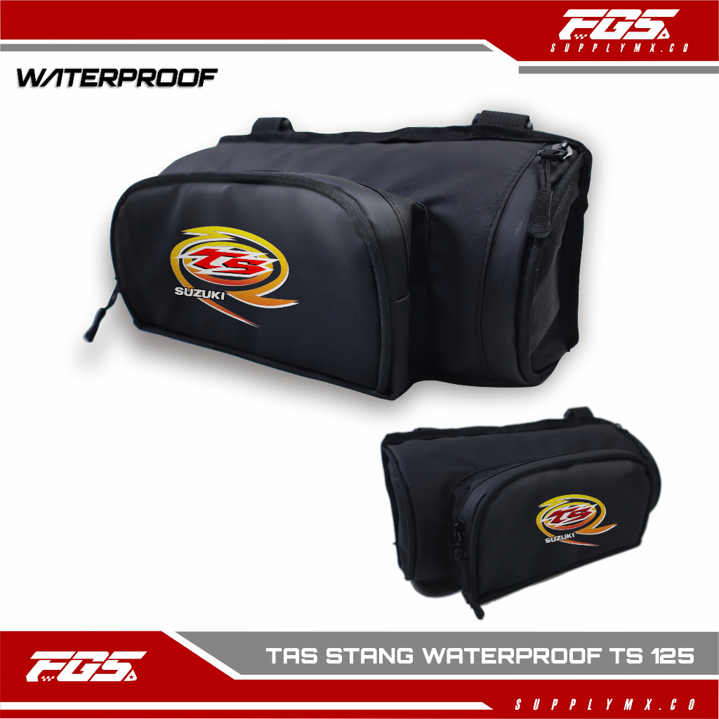 TAS STANG MOTOR TRAIL WATERPROOF TS 125 HANDLEBAR BAG SUZUKI TS 125