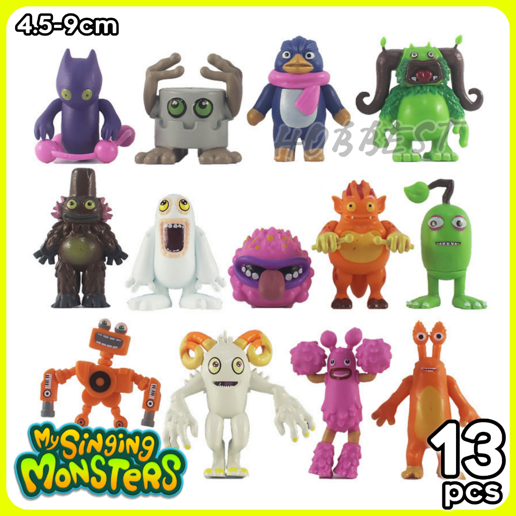 Action Figure MY SINGING MONSTERS set - Miniatur Figur Topper Kue Pajangan Mainan Game Sing Monster