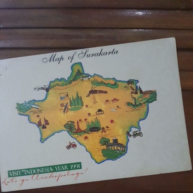

kartu pos indonesia lawas kuno tahun 90an /old post card from indonesia