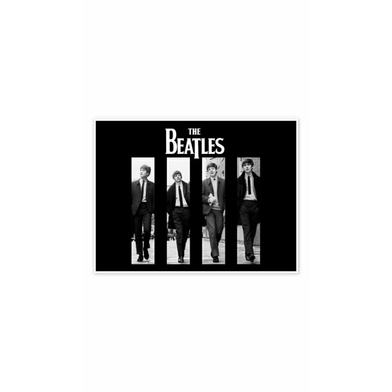 

sticker band rock the Beatles UK besar dan bahan anti air