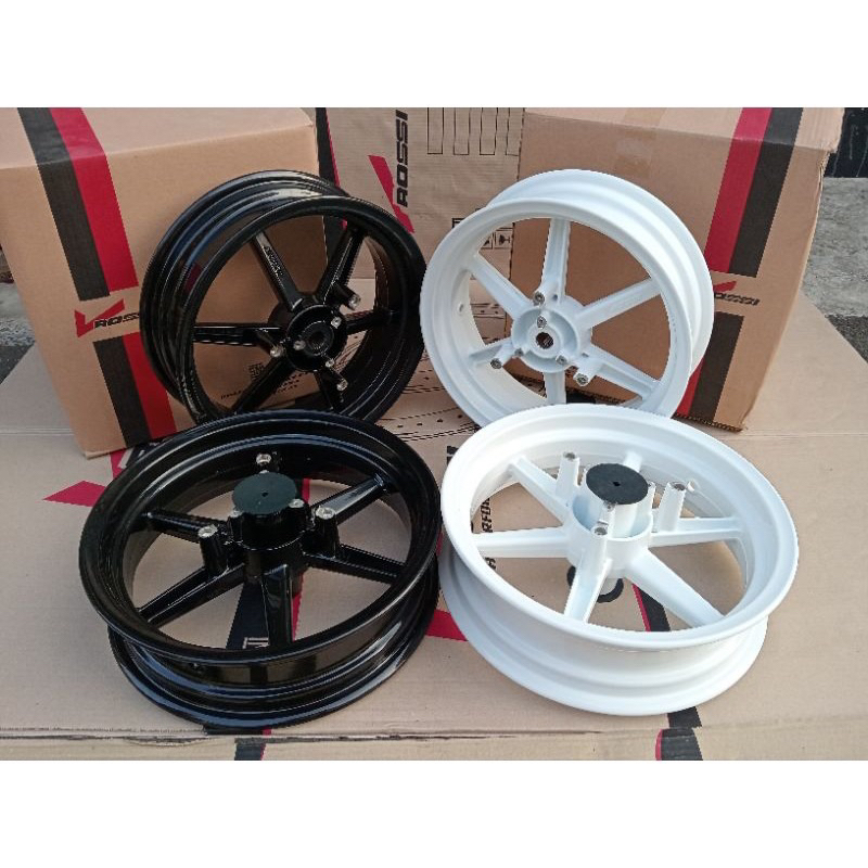 Velg racing Rossi NMAX old STARMAX P6 ukuran 350 400 13 Velg Vrossi Venom Starmax Yamaha Aerox, New 