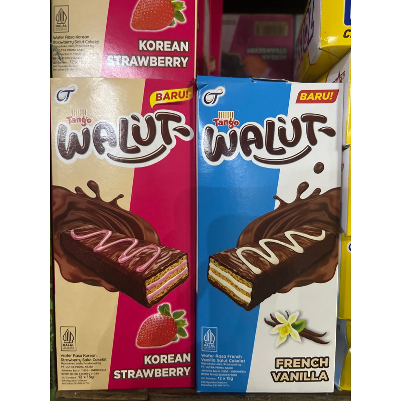 

wafer tango walut box stoberi/vanilla