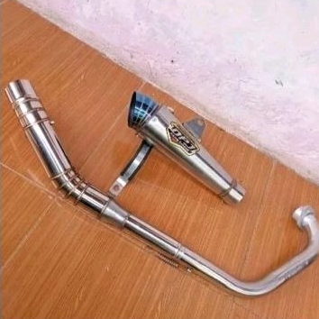 KNALPOT DPJ FULSET TINGGAL PASANG MOTOR FU SONIC VIXION MX CBR