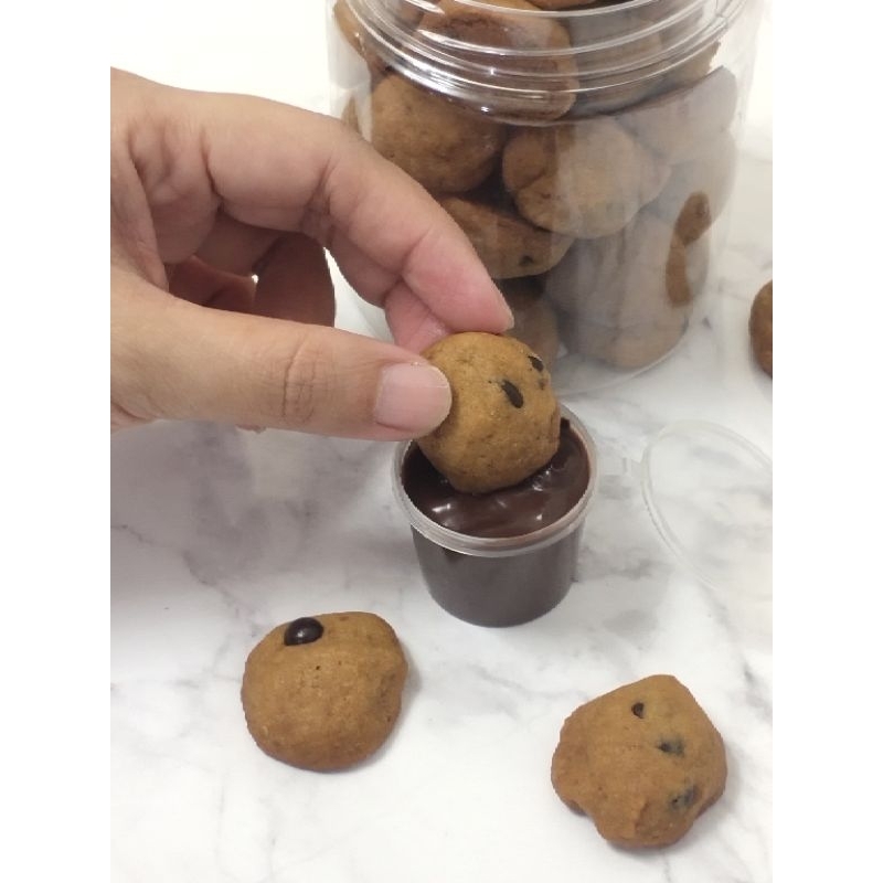 

Mini Cookies with chocolate, cookies