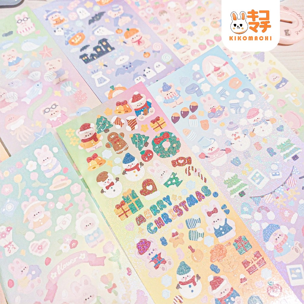 

Beary Seasonal Sticker Seal 1lbr